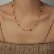 Load image into Gallery viewer, Titanium Steel Gold-plated Bead Necklace
