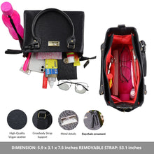 Carregar imagem no visualizador da galeria, Kit Bolsa Feminina Grande + Baú + Carteira (Preto)…
