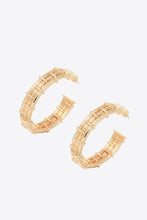 Carregar imagem no visualizador da galeria, 18K Gold-Plated Alloy C-Hoop Earrings
