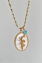 Carregar imagem no visualizador da galeria, Flower Shell Pendant Copper Necklace
