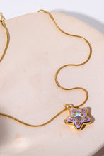 Load image into Gallery viewer, Rhinestone Decor Star Box Pendant Necklace
