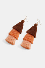 Carregar imagem no visualizador da galeria, Triple-Layer Tassel Dangle Earrings
