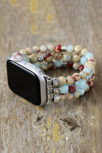 Carregar imagem no visualizador da galeria, Synthetic Imperial Jasper Beaded Watchband Bracelet
