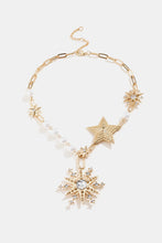 Carregar imagem no visualizador da galeria, Synthetic Pearl Star Shape Alloy Necklace
