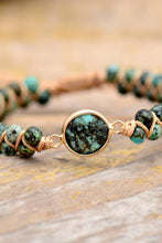 Load image into Gallery viewer, Handmade Beaded Copper Bracelet
