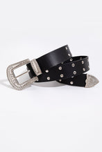 Load image into Gallery viewer, Double Row Studded PU Leather Belt
