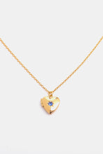 Carregar imagem no visualizador da galeria, Zircon Heart Shape 14K Gold-Plated Pendant Necklace
