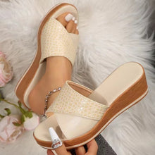 Carregar imagem no visualizador da galeria, PU Leather Open Toe Sandals
