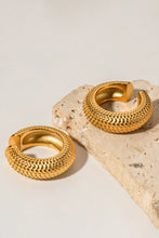 Carregar imagem no visualizador da galeria, Scale Stainless Steel Cuff Earrings
