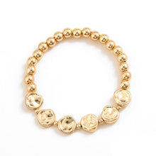 Load image into Gallery viewer, Gold-Plated Alloy Bead Bracelet
