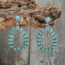 Carregar imagem no visualizador da galeria, Artificial Turquoise Earrings
