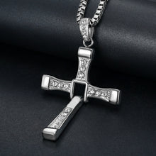 Carregar imagem no visualizador da galeria, Titanium Steel Cross Necklace
