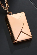 Carregar imagem no visualizador da galeria, Envelope Pendant Stainless Steel Necklace
