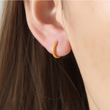 Load image into Gallery viewer, 18K Gold-Plated Huggie Earrings
