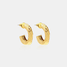 Carregar imagem no visualizador da galeria, Gold-Plated C-Hoop Earrings
