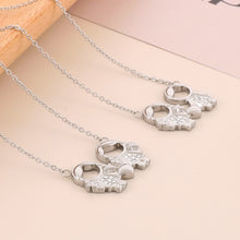 Load image into Gallery viewer, Pendant Rhinestone Stainless Steel Necklace
