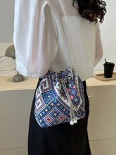 Load image into Gallery viewer, Printed Chain Bucket Bag
