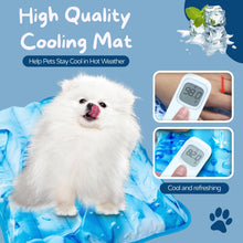 Load image into Gallery viewer, OHAJUES Dog Cooling Mat,Pet Cooling Mat for Dogs and Cats,Easy Washable,Suitable for All Types of Pets,Summer Keep Your Pet Cool (17.7X17.7in)
