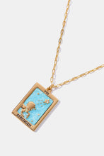 Load image into Gallery viewer, Tarot Card Pendant Copper Necklace
