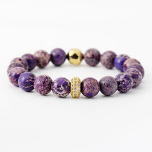 Carregar imagem no visualizador da galeria, Natural Stone Beaded Bracelet
