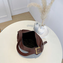 Load image into Gallery viewer, Adjustable Strap PU Leather Handbag
