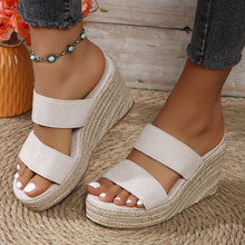 Carregar imagem no visualizador da galeria, Open Toe Platform Wedge Sandals
