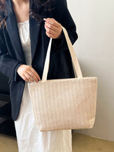 Carregar imagem no visualizador da galeria, Straw Woven Tote Bag
