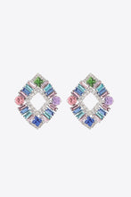 Load image into Gallery viewer, Multicolored Glass Stone Earrings
