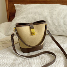 Carregar imagem no visualizador da galeria, PU Leather Bucket Crossbody Bag
