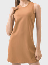 Load image into Gallery viewer, Round Neck Sleeveless Active Dress
