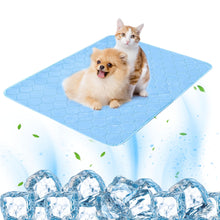 Load image into Gallery viewer, PatiencET Dog Cooling Mat, 22&#39;&#39; x 28&#39;&#39; Pet Cooling Mat for Dogs Cats, Summer Ice Silk Dog Cooling pad &amp; Washable Pee Pad for Indoor or Outdoor - Bottom Waterproof and Anti Slip
