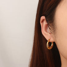 Carregar imagem no visualizador da galeria, Titanium Steel Hoop Earrings
