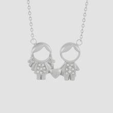 Carregar imagem no visualizador da galeria, Pendant Rhinestone Stainless Steel Necklace
