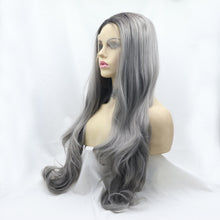 Carregar imagem no visualizador da galeria, 13*3&quot; Lace Front Wigs Synthetic Long Wavy 24&quot; 130% Density
