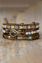 Carregar imagem no visualizador da galeria, Handmade Triple Layer Beaded Bracelet
