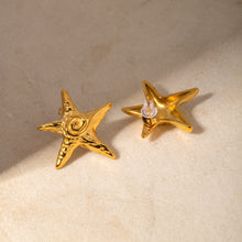 Carregar imagem no visualizador da galeria, Stainless Steel Star Shape Earrings
