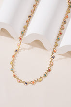 Carregar imagem no visualizador da galeria, Multicolored Heart Stainless Steel Necklace
