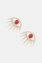 Carregar imagem no visualizador da galeria, Evil Eye Rhinestone Dangle Earrings
