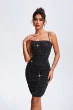 Carregar imagem no visualizador da galeria, Rhinestone Square Neck Cami Dress
