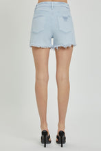 Carregar imagem no visualizador da galeria, RISEN Full Size High Rise Distressed Detail Denim Shorts
