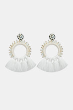 Carregar imagem no visualizador da galeria, Bead Detail Tassel Dangle Earrings
