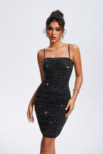 Carregar imagem no visualizador da galeria, Rhinestone Square Neck Cami Dress
