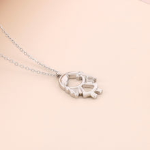 Carregar imagem no visualizador da galeria, Pendant Rhinestone Stainless Steel Necklace
