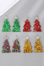 Carregar imagem no visualizador da galeria, Christmas Tree Acrylic Earrings
