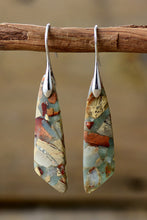 Carregar imagem no visualizador da galeria, Handmade Natural Stone Dangle Earrings
