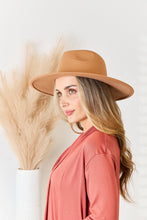 Load image into Gallery viewer, Fame Flat Brim Fedora Fashion Hat
