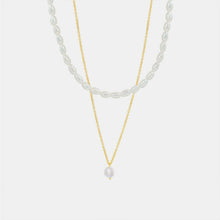 Carregar imagem no visualizador da galeria, Double-Layered Freshwater Pearl Necklace
