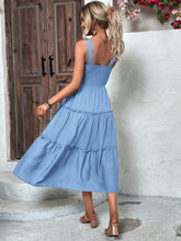 Carregar imagem no visualizador da galeria, Tiered Smocked Wide Strap Cami Dress
