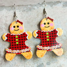 Carregar imagem no visualizador da galeria, Christmas Themed Acrylic Dangle Earrings
