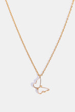 Load image into Gallery viewer, Butterfly Pendant Copper 14K Gold-Plated Necklace
